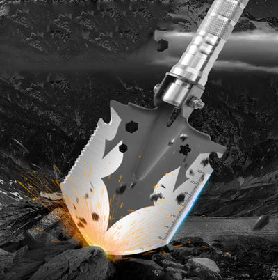 Pala Táctica Militar Strong Blade™ 10 EN 1 + Funda de Regalo [ULTRA RESISTENTE]